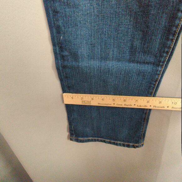 Tommy Hilfiger Jeans Mens 38x32 Blue Straight Stretch New - Picture 7 of 9